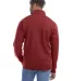 Comfort Wash GDH425 Garment-Dyed Quarter-Zip Sweat Cayenne back view