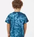 Dyenomite 330CR Toddler Crystal Tie-Dyed T-Shirt in Navy back view