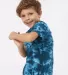 Dyenomite 330CR Toddler Crystal Tie-Dyed T-Shirt in Navy side view