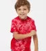 Dyenomite 330CR Toddler Crystal Tie-Dyed T-Shirt in Red front view