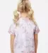 Dyenomite 330CR Toddler Crystal Tie-Dyed T-Shirt in Rose crystal back view