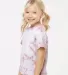 Dyenomite 330CR Toddler Crystal Tie-Dyed T-Shirt in Rose crystal side view