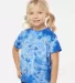 Dyenomite 330CR Toddler Crystal Tie-Dyed T-Shirt in Royal side view