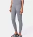 Champion Clothing CHP120 Women's Sport Soft Touch  Ebony Heather side view