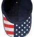 Adams Hats AM101 Americana Dad Hat NAVY back view