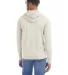 Comfort Wash GDH280 Unisex Jersey Hooded Sweatshir Parchment back view