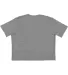 LA T 3518 Ladies' Boxy T-Shirt in Granite heather back view