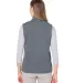 Marmot M14438 Ladies' Dropline Sweater Fleece Vest STEEL ONYX back view