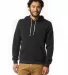 Alternative Apparel 9595F2 Pullover Hoodie ECO TRUE BLACK front view