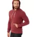 Alternative Apparel 9595F2 Pullover Hoodie ECO TRUE CURRANT side view