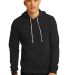 Alternative Apparel 9595F2 Pullover Hoodie in Eco true black front view