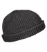 Big Accessories BA698 Dock Beanie CHARCOAL side view