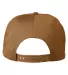 Big Accessories BA699 Ripstop Cap OLD GLD/ BLK RP back view