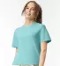 Comfort Colors T-Shirts  3023CL Women's Heavyweigh Chalky Mint front view
