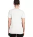 Next Level Apparel 6600 Ladies' Relaxed CVC T-Shir WHITE back view