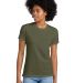 Next Level Apparel 6600 Ladies' Relaxed CVC T-Shir in Military green