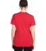 Next Level Apparel 3910 Ladies' Relaxed T-Shirt RED back view