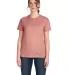 Next Level Apparel 3910 Ladies' Relaxed T-Shirt DESERT PINK front view