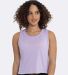 Next Level Apparel 5083 Ladies' Festival Cropped T in Lavender front view