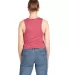 Next Level Apparel 5083 Ladies' Festival Cropped T SMOKED PAPRIKA back view