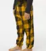 Burnside Clothing 4810 Youth Flannel Jogger Gold/ Black side view