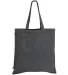 Q-Tees S800 Sustainable Canvas Bag in Dark grey front view