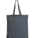 Q-Tees S800 Sustainable Canvas Bag in Navy blue front view