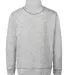 Weatherproof 198188 Vintage Sweaterfleece Quarter- Light Grey Heather back view