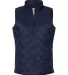 Weatherproof W207359 Women's Vintage Diamond Quilt Navy front view