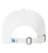 Russel Athletic UB87UHD R Dad Cap WHITE back view