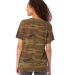 AA1973 Alternative Apparel Unisex Eco Heather Crew in Camo back view