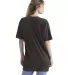 Next Level Apparel 3600SW Unisex Soft Wash T-Shirt in Wsh graphite blk back view