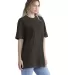 Next Level Apparel 3600SW Unisex Soft Wash T-Shirt in Wsh graphite blk side view