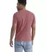 Next Level Apparel 3600SW Unisex Soft Wash T-Shirt in Washed mauve back view