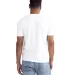 Next Level Apparel 3600SW Unisex Soft Wash T-Shirt in Washed white back view