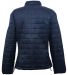 Burnside Clothing 5713 Women's Element Puffer Jack in Navy back view