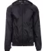 Burnside Clothing 9728 Hooded Nylon Mentor Jacket in Navy front view