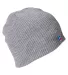 Russel Athletic UB89UHB Core R Patch Beanie GREY HEATHER