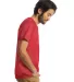 Alternative Apparel 1070CV Unisex Go-To T-Shirt HEATHER RED side view