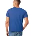 Alternative Apparel 1070CV Unisex Go-To T-Shirt HEATHER ROYAL back view