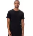Threadfast Apparel 180NFC Unisex Ultimate Cotton T in Black nfc front view