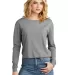 District Clothing DT141 District Women's Perfect T GreyFrost front view