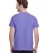 Gildan 5000 G500 Heavy Weight Cotton T-Shirt in Violet back view