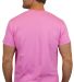 Gildan 5000 Wholesale Heavy Weight Cotton Plain T  in Azalea back view