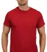 Gildan 5000 G500 Heavy Weight Cotton T-Shirt in Cardinal red front view