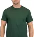 Gildan 5000 G500 Heavy Weight Cotton T-Shirt in Forest green front view