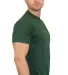 Gildan 5000 G500 Heavy Weight Cotton T-Shirt in Forest green side view