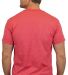 Gildan 5000 Wholesale Heavy Weight Cotton Plain T  in Heather red back view
