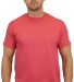 Gildan 5000 Wholesale Heavy Weight Cotton Plain T  in Heather red front view