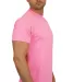 Gildan 5000 G500 Heavy Weight Cotton T-Shirt in Safety pink side view
